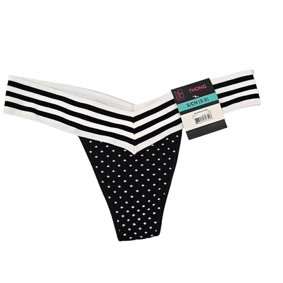No Boundaries NOBO 4-Pack Multi-Color Seamless Thong Panties – Size Small - Picture 5 of 15